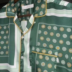 Urban outfitters Satin Cloth piped shirt